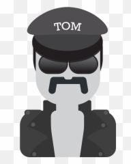 Tom Of Finland - Leather Dad Emoji,Dance Emoji