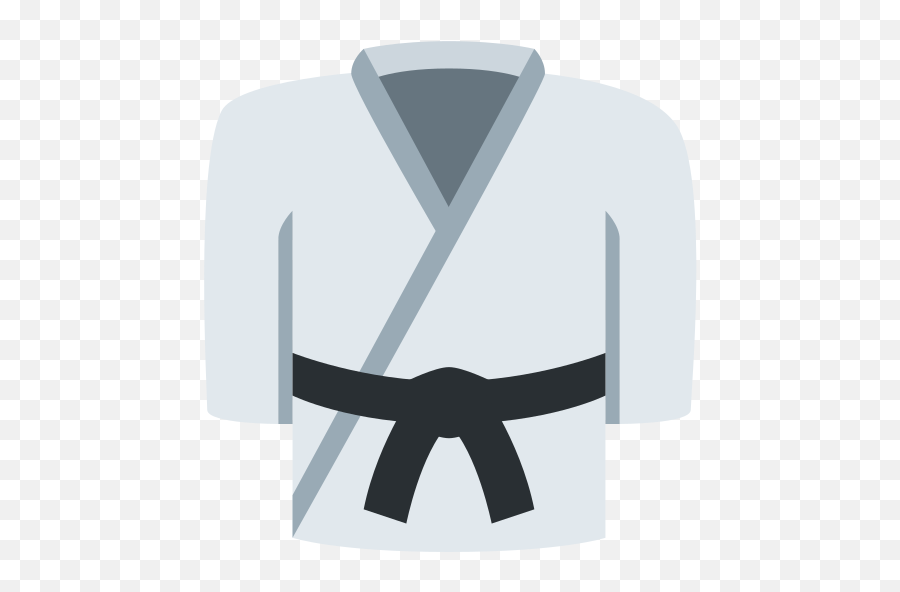 Martial Arts Uniform Emoji - Kimono Emoticone,Karate Emojis