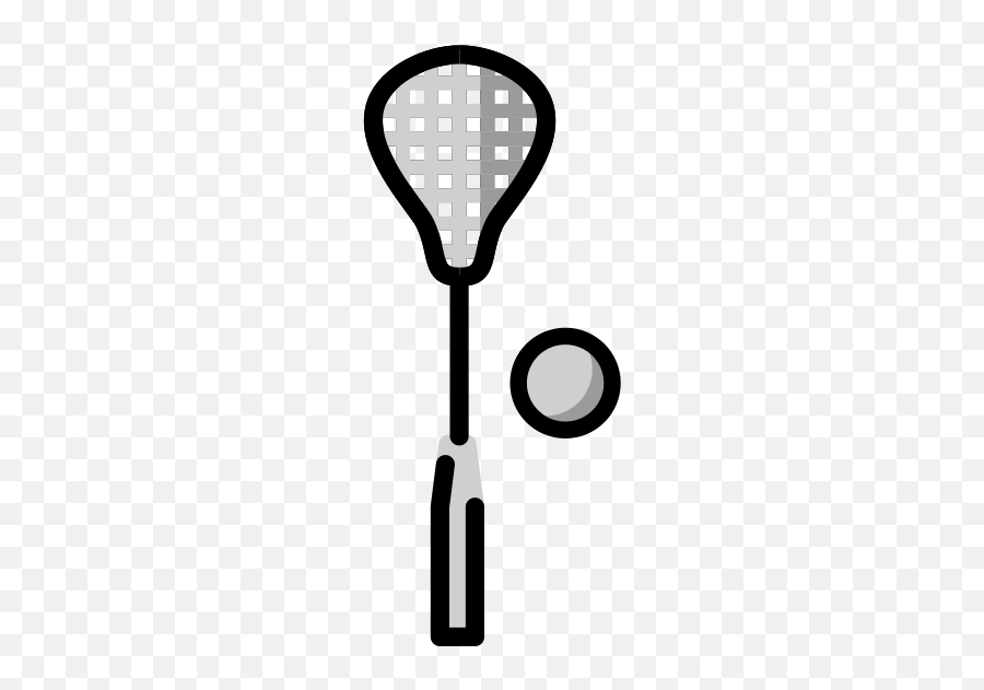 Lacrosse Stick And Ball - Clip Art Emoji,Lacrosse Emoji