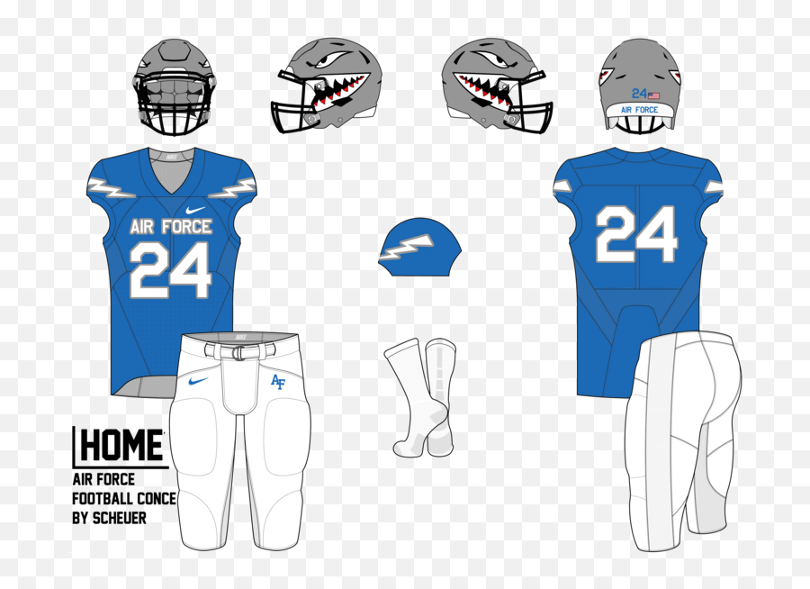 Nike X Air Force Football Concept - Concepts Chris Air Force Football Home Uniforms Emoji,Air Force Emoji