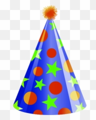 Birthday Party Hat Clip Art - Cartoon Birthday Hat Png Transparent Background Birthday Hat Emoji,Party Emoji Transparent