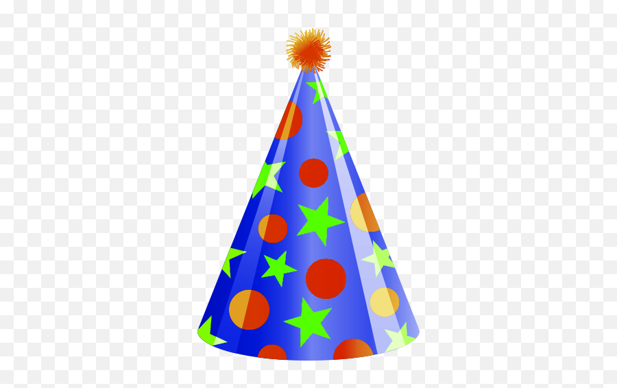 Birthday Party Hat Clip Art - Cartoon Birthday Hat Png Transparent Background Birthday Hat Emoji,Party Emoji Transparent