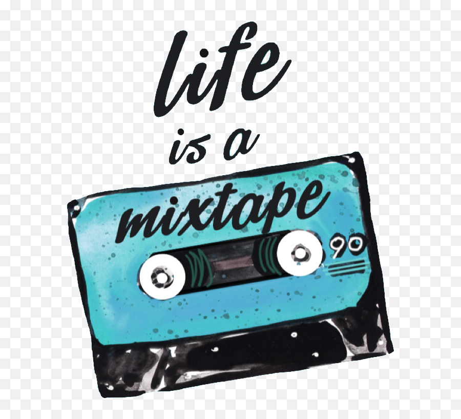 Mixtape Drawing Love Song Transparent U0026 Png Clipart Free - Life Is A Mix Tape Emoji,Cassette Tape Emoji