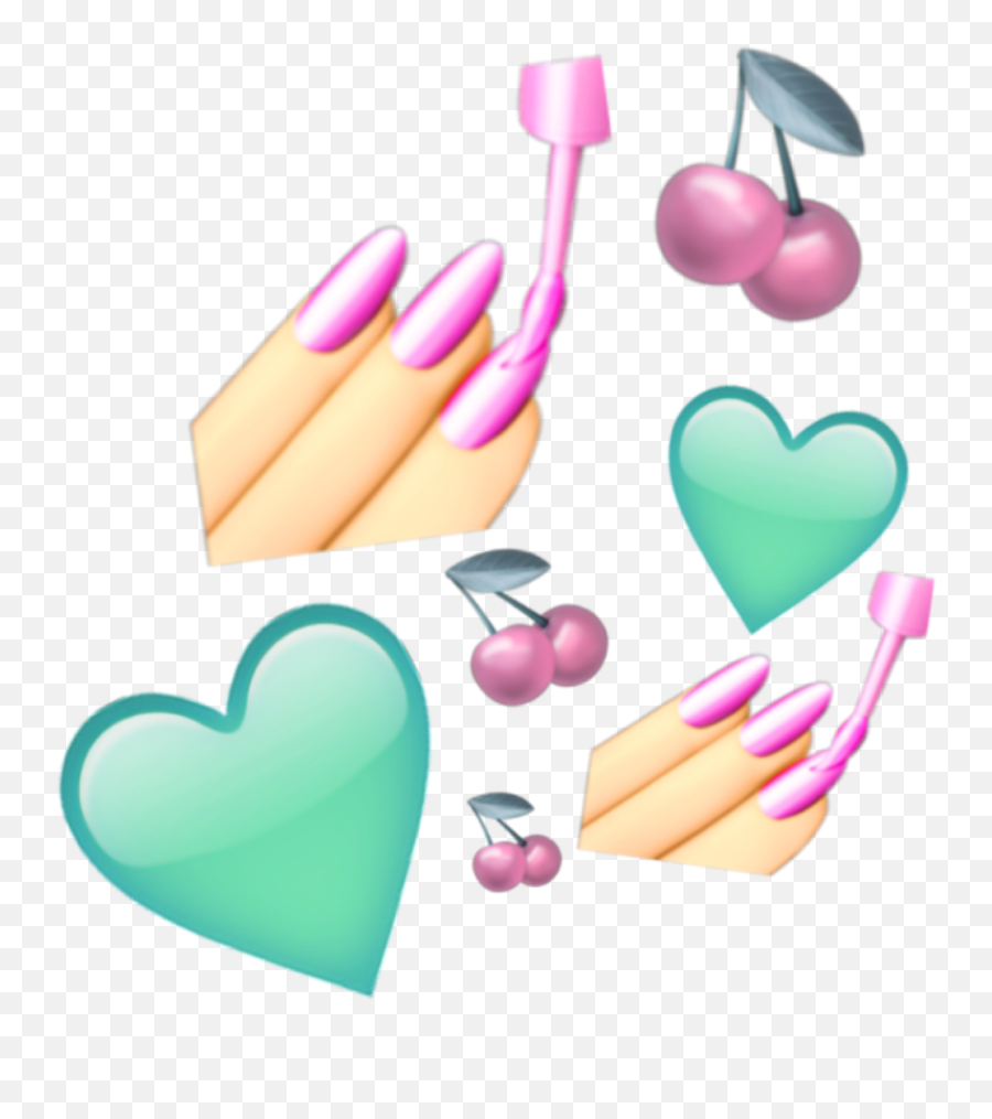 Nails Nail Nailpaint Nailart - Heart Emoji,Nail Paint Emoji