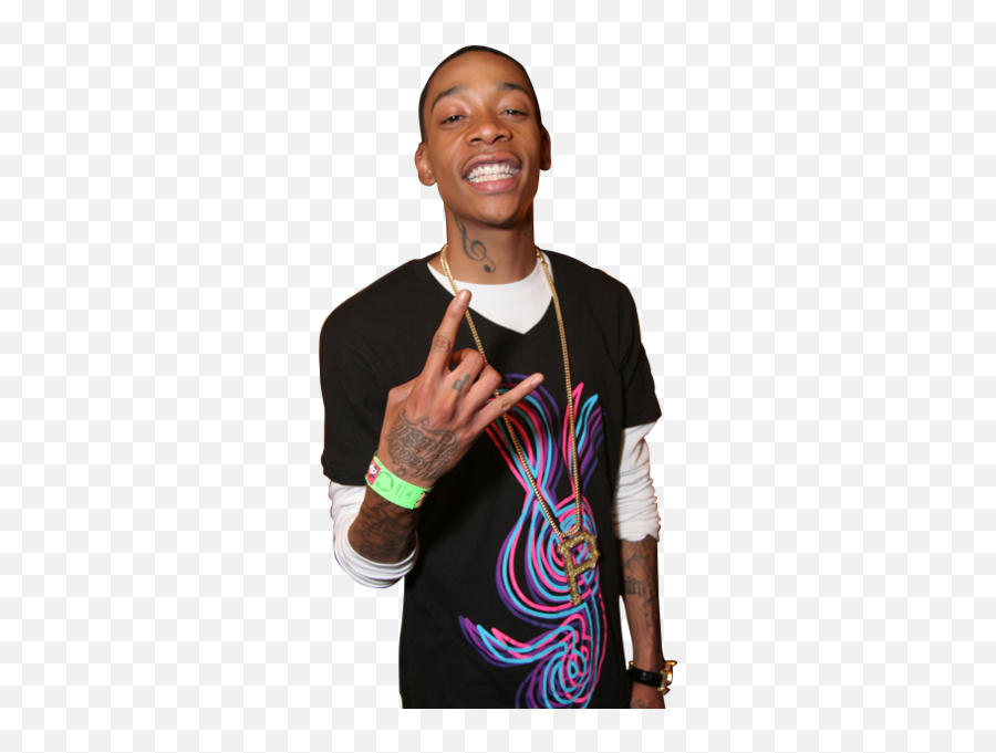 Wiz Khalifa Rock Star Sign Psd Official Psds - Wiz Khalifa Laugh Emoji,Rock On Symbol Emoji