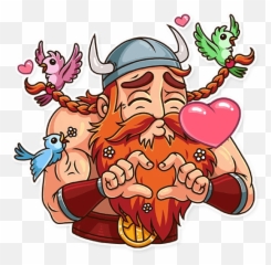 Vikingu201d Stickers Set For Telegram - Viking Whatsapp Sticker Png Emoji,Viking Emoji