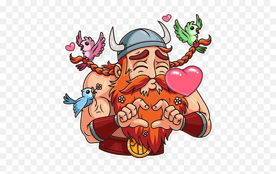 Vikingu201d Stickers Set For Telegram - Viking Whatsapp Sticker Png Emoji,Viking Emoji