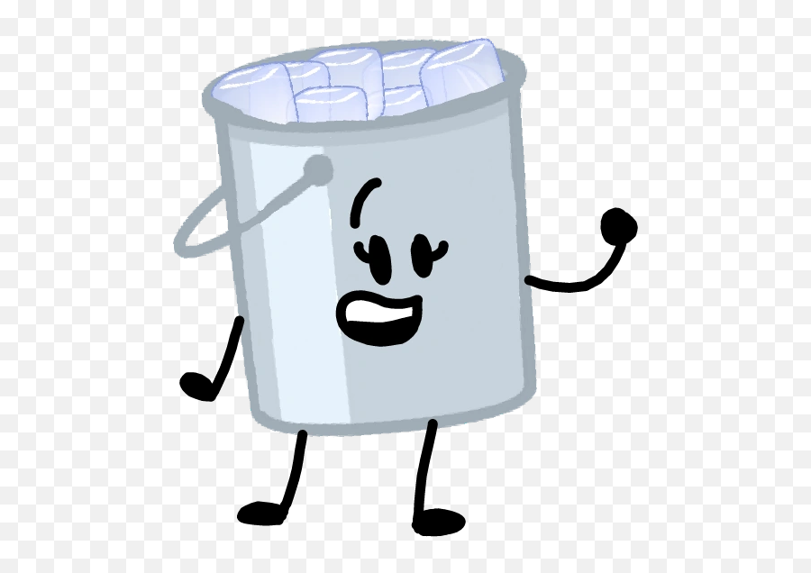 Ice Bucket Bftw Object Shows Community Fandom - Transparent Ice Bucket Clipart Emoji,Ice Cube Emoji