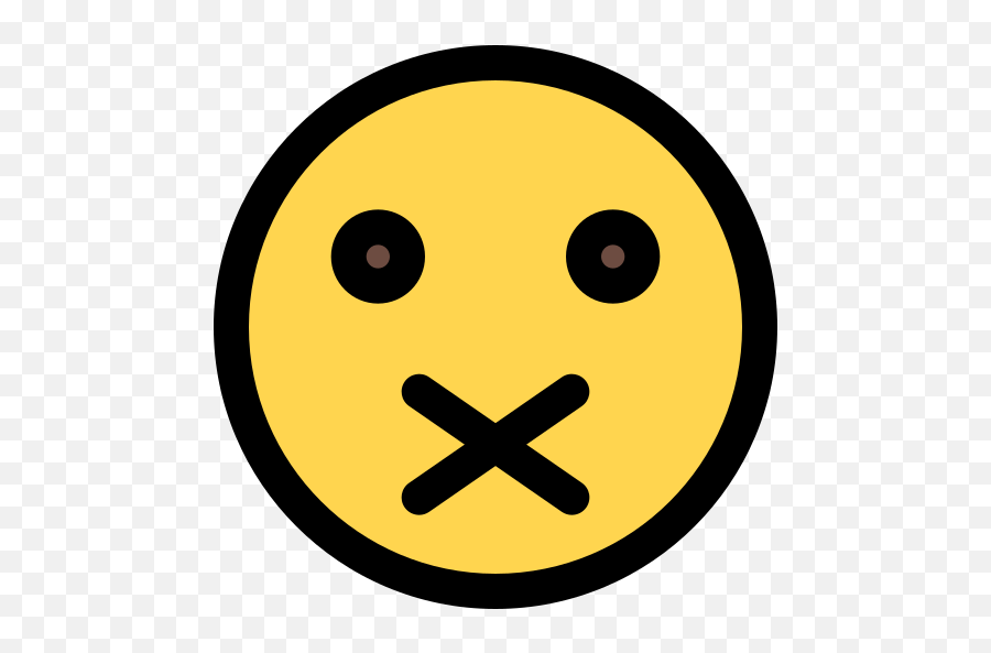 Silent - Free Smileys Icons Happy Emoji,Silent Emoji