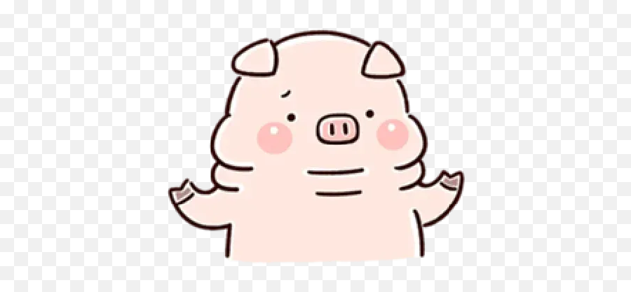 Piggy Whatsapp Stickers - Stickers Cloud Dot Emoji,Piggy Emoticons