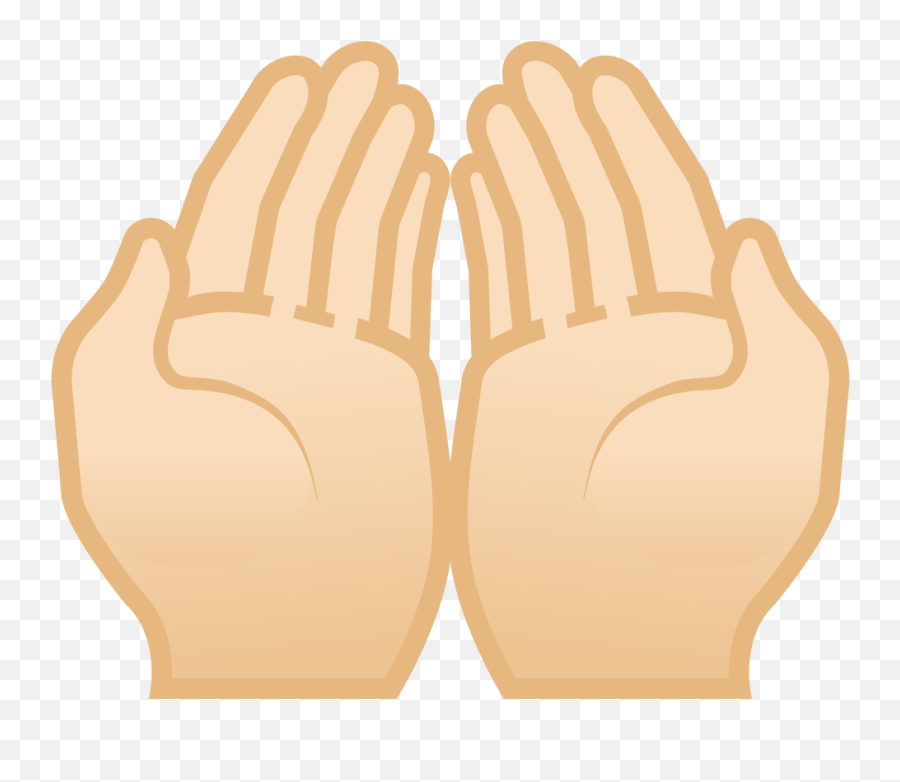 Palms Up Together Light Skin Tone Icon - Islam Emoji,Palm Emoji