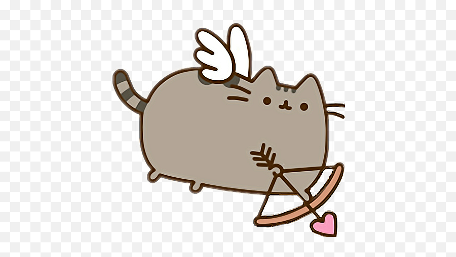 Pusheencat Pusheen Cat Cupido Cupid - Valentines Pusheen Emoji,Pusheen The Cat Emoji