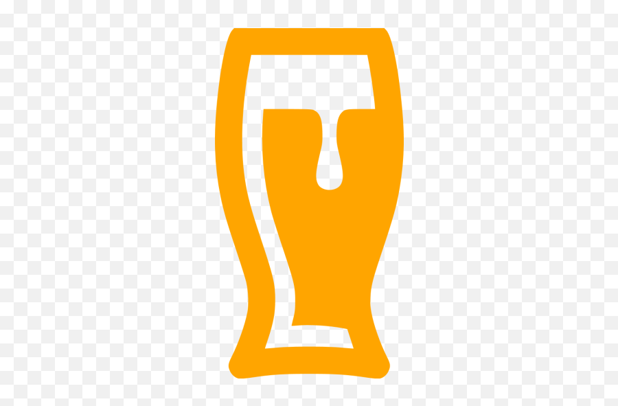 Orange Beer Glass Icon - Beer Icon Grey Emoji,Beer Emoticon Text