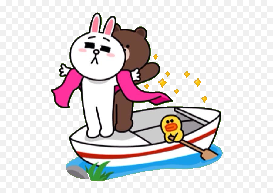 Titanic - Valentine Cony And Brown Emoji,Titanic Emoji