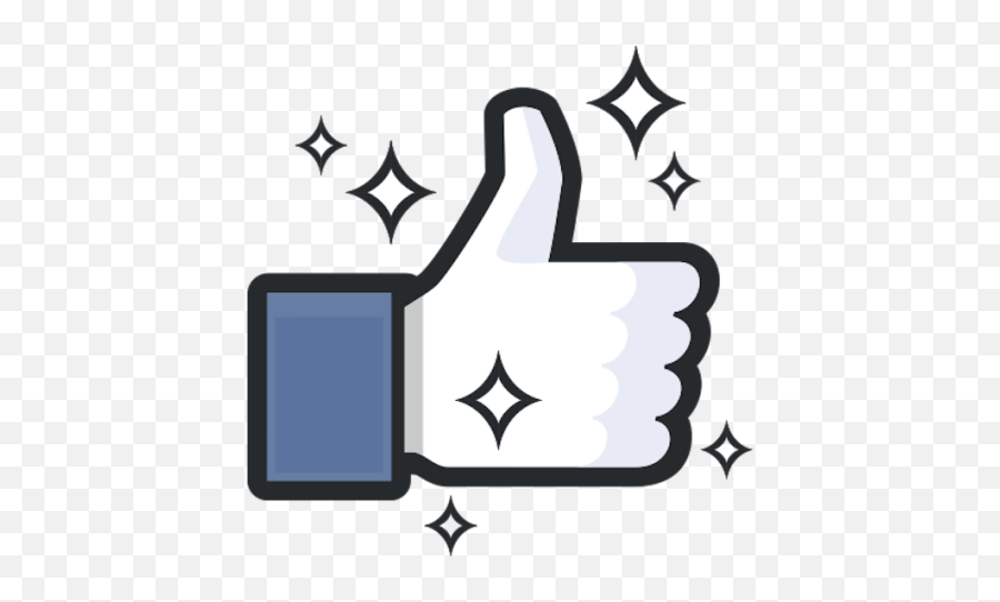 Download Facebook Thumbs Up Png Image - Facebook Emoji,Facebook Star Emoji