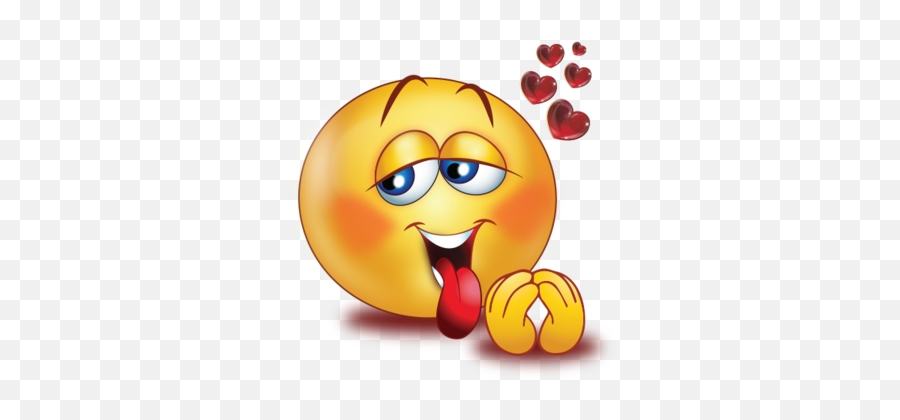 Loving Smiley With Flying Hearts Emoji - Heart Emoji With Hands,Symbols And Emoticons For Facebook