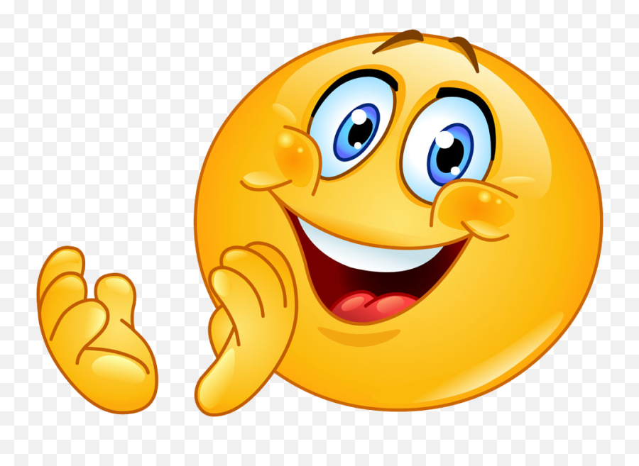 Emoji Emoticon Smiley Clapping - Clapping Hands,Emoji Hug