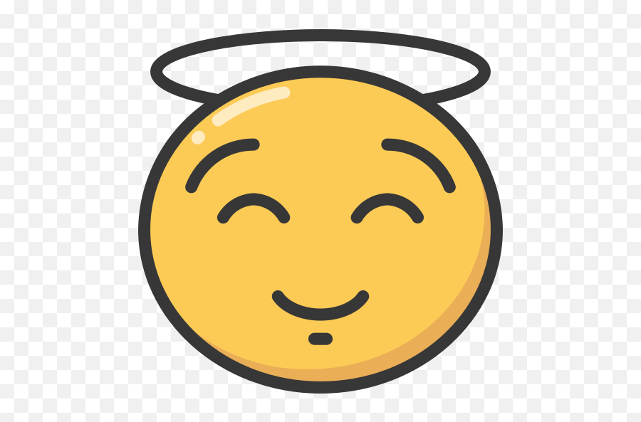 Angel - Smiley Emoji,Lightbulb Emoji