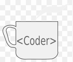 Cup Coffee Coder - Graphic Design Emoji