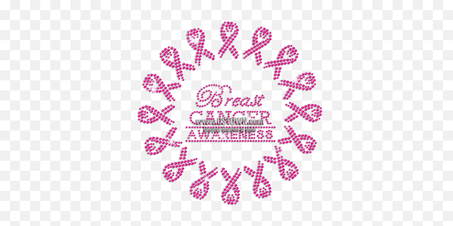 Vintage Pink Ribbon Motifs For Breast - Melanoma Ribbon Emoji,Breast Cancer Awareness Emoji