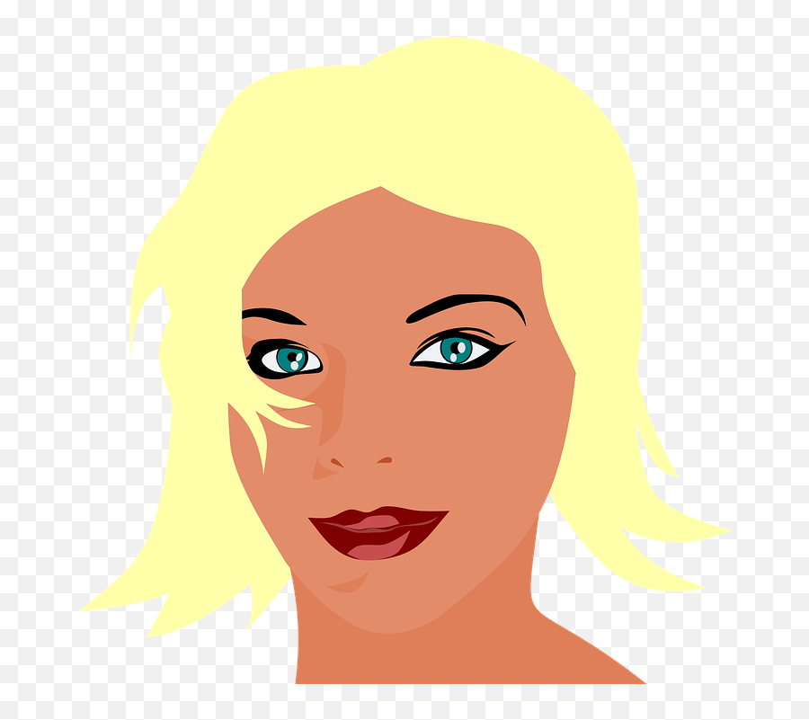 Free Nose Face Illustrations - Red Haired Woman Cartoon Emoji,Side Eyes Emoji