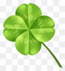 Four Leaf Clover Emoji Clipart - Kleeblatt Emoji,Four Leaf Clover Emoji ...