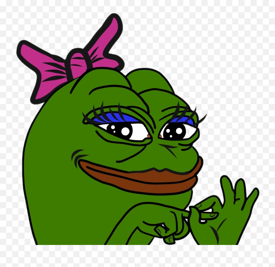 Rana - Frog Meme Finger In Hole Emoji,Pepe Emoji Discord