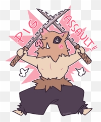 Schaaf On Twitter Pig Assault Kimetsunoyaiba Knyu2026 - Kimetsu No Yaiba Png Emoji,Pig Emoji