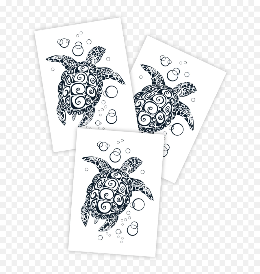 Tattoo Rubber Duck 3 Pcs - Duckystreet Tuertle Ocean Tattoo Emoji,Rubber Duck Emoji