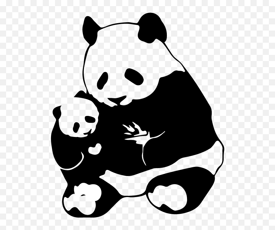 Stickers Maman Panda Avec Son Bebe Clipart Full Size Stickers Panda Emoji Red Panda Emoji Free Transparent Emoji Emojipng Com