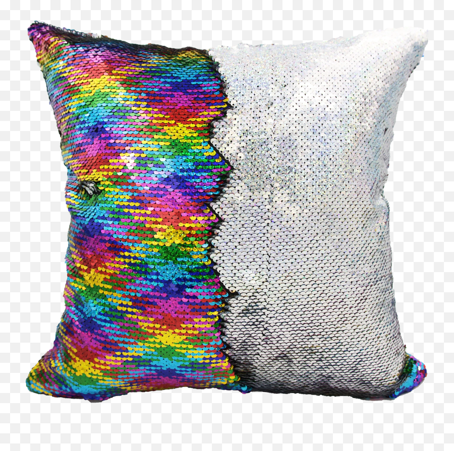 Handmade Personalized Ampersand Name Sequin Pillow Case - Cushion Emoji,Unicorn Emoji Pillow