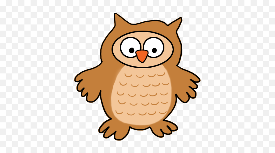 Library Of Owl Clip Free Download Laughing Png Files - Transparent Background Owl Drawing Png Emoji,Belly Laugh Emoji