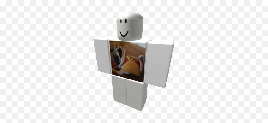 Taco Pug - Roblox Roblox Shirt Template Emoji,Taco Emoticon