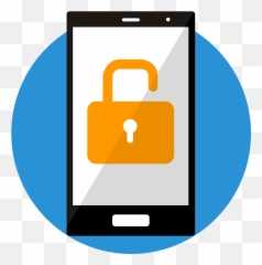 Orange clipart cell phone Transparent - Unlock Cell Emoji