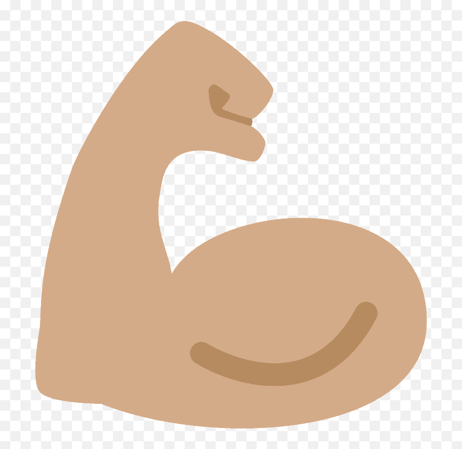 Flexed Biceps Emoji Clipart Free Download Transparent Png - Muscle Png,Yawn Emoji