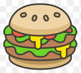Hamburger Emoji Icon Png Transparent - Transparent Hamburger Emoji,Sandwich Emoji