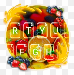 Tasty Colorful Fruit Keyboard Theme - Aplikacionet në Google Fresh Emoji