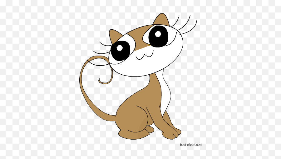 Free Cat Clip Art Images And Graphics - Animal Figure Emoji,Happy Cat Emoji