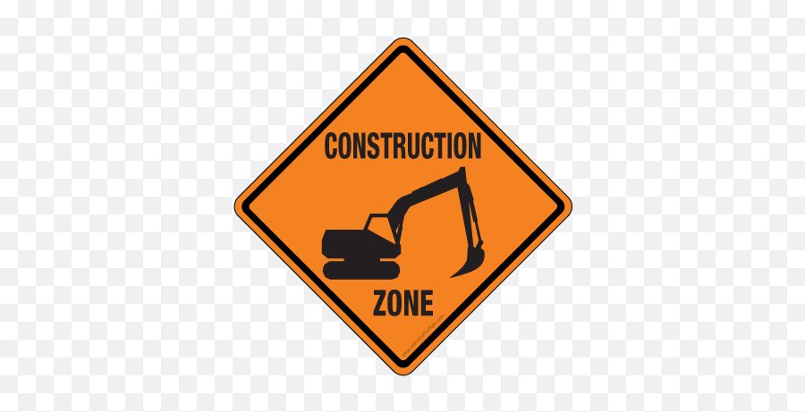 Printable Construction Signs Pictures - Road Work Ahead Sign Png Emoji,Traffic Cone Emoji