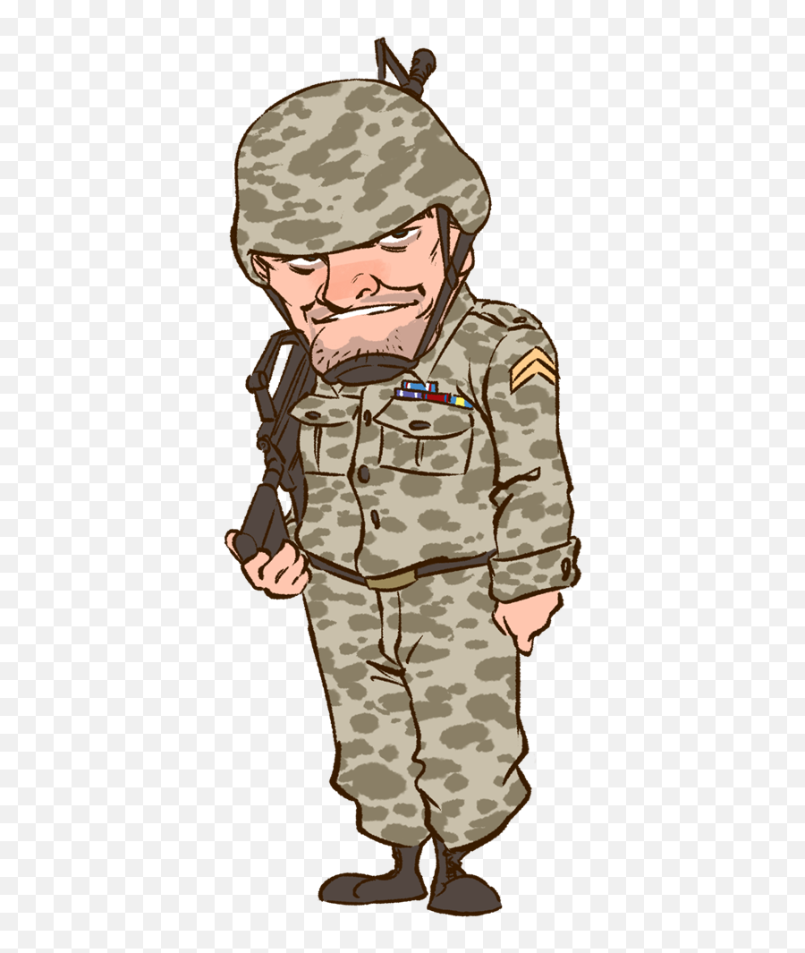 Soldier9png 6001064 Army Basic Training Zelda - Soldiers Clipart Transparent Free Emoji,Army Tank Emoji
