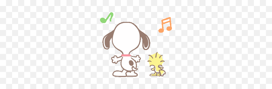 Doing - Snoopy Bailando Gif Png Emoji,Snoopy Dance Emoticon