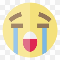 Crying Emoticons Emoji Feelings - Circle