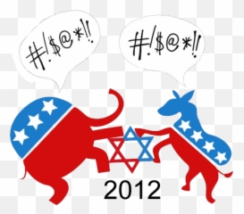 Rabbi Clipart Person Israel Picture - Political Donkey And Elephant Fighting Emoji,Israel Emoji
