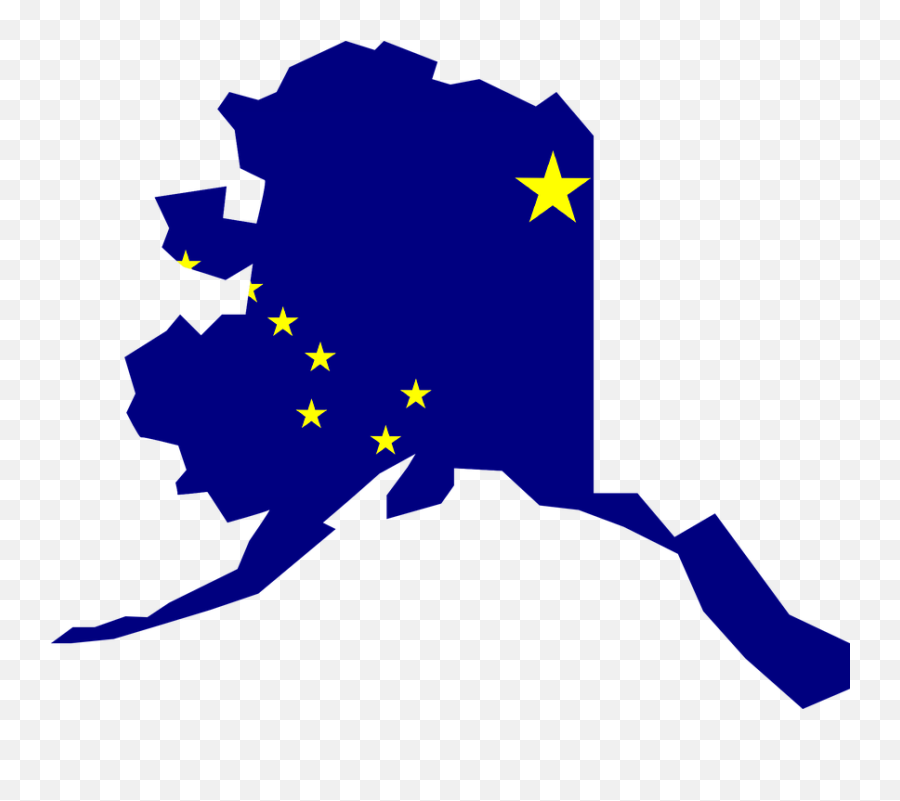 Alaska Map Flag - Alaska State Emoji,Alaska Flag Emoji