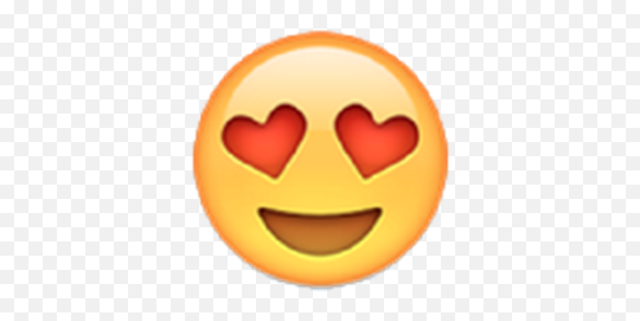 Heart Eyes Emoji T - Love Heart Face Emoji,Emoji With Heart Eyes