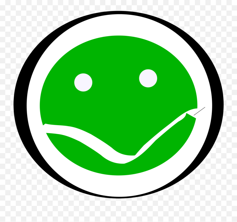 Green Face Circled - Smiley Emoji,Head Scratch Emoticon