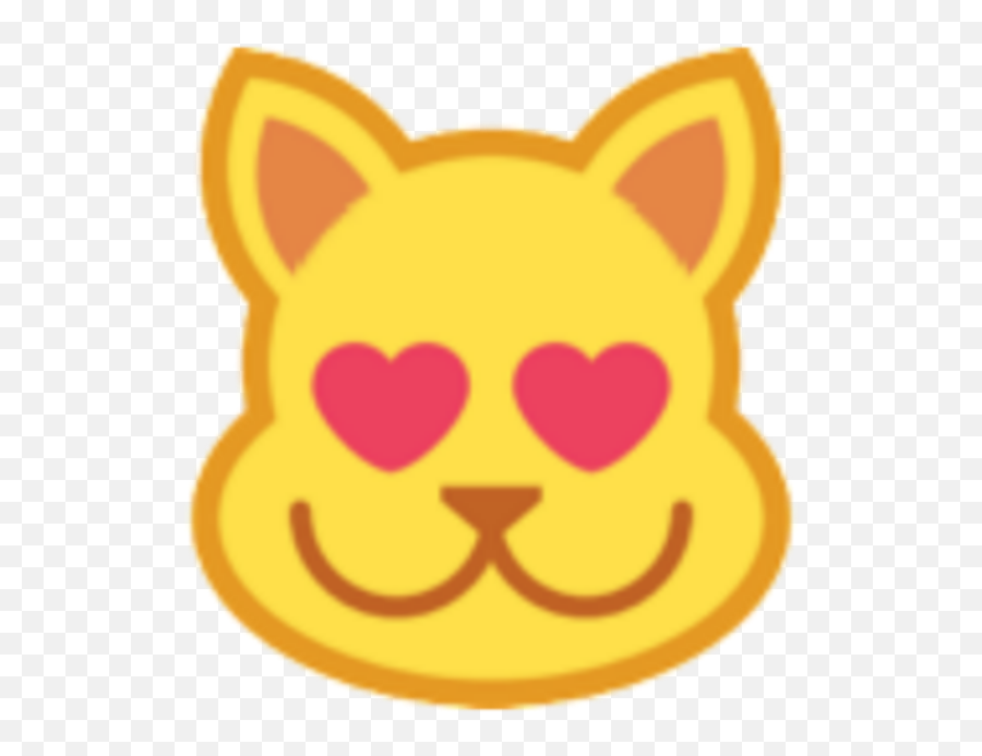 Emoji Smiley Smail Smile Love Hearts - Cartoon,Cat Love Emoji