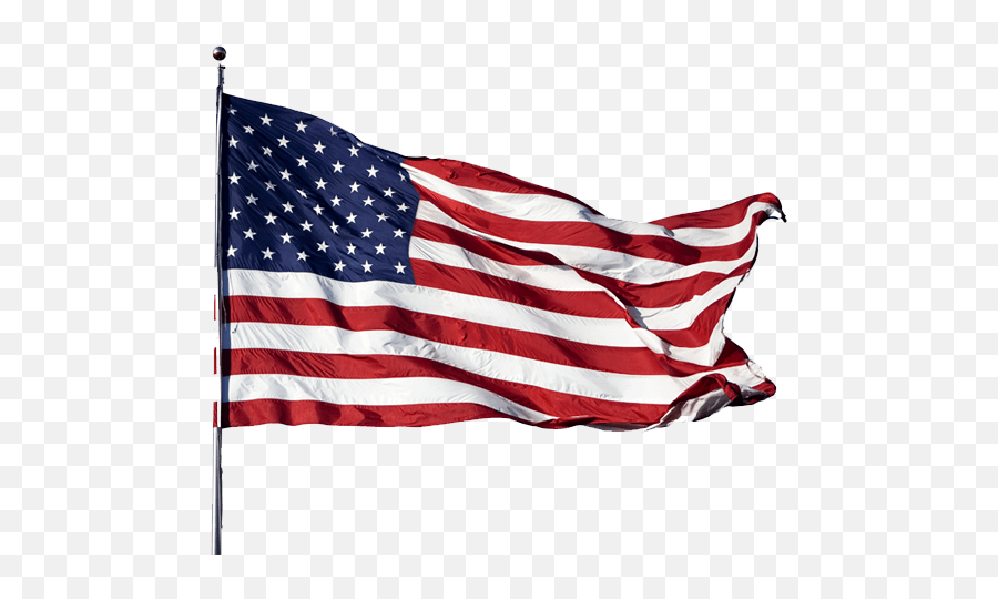 Wind American Flag Png Realistic - American Flag Transparent Emoji,Us Flag Emoji