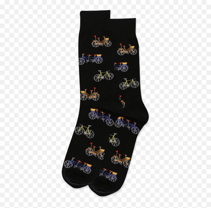 Mens Bikes Crew Socks - Sock Emoji,Skull Mushroom Emoji