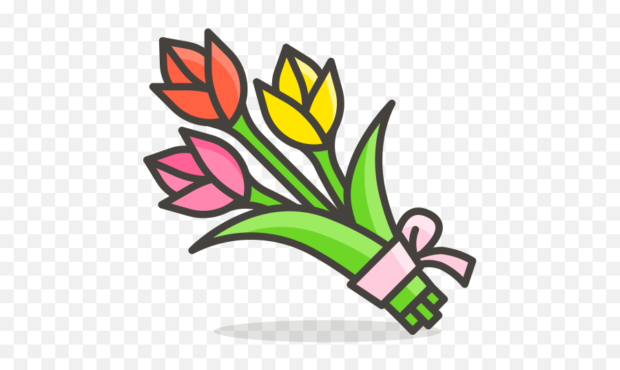 Bouquet Free Icon Of 780 Free Vector Emoji - Flower Bouquet Clipart Png,Bouquet Emoji